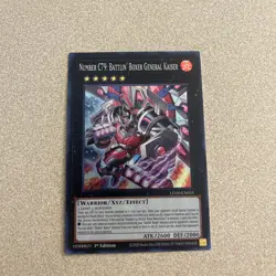 Yugioh Number C79: Battlin' Boxer General Kaiser LD: Soulburning Volcano Mint - Image 1