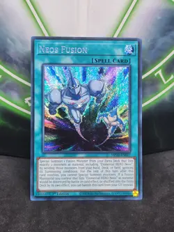 Yugioh Neos Fusion MP20-EN027 Secret Rare 1st Edition NM - Image 1