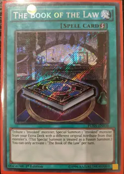 YuGiOh The Book of the Law Secret Rare 1st Edition FUEN-EN036 NM - Image 1