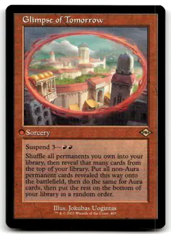 MTG Glimpse of Tomorrow (Retro Frame) R Modern Horizons 2 407 LP - Image 1