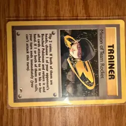113/132 Minion Of Team Rocket Gym Heros Vinatge Pokemon Card 🌟 MP - Image 1