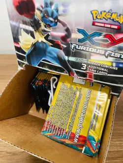 Pokemon TCG 96 packs XY FURIOUS FIST BOX 3-Card Booster Packs - Image 4