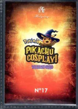 POKEMON PIKACHU COSPLAY! * LICENCE TO KILL 007 * NO. 17 * BOX HIT- TEXTURED CARD - Image 2