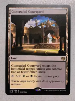 Concealed Courtyard - Kaladesh KLD 245 - Near Mint - EN MTG Magic The Gathering - Image 1
