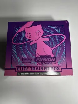 Pokemon Sword & Shield Fusion Strike Elite Trainer Box Sealed English 2021 Mew - Image 1