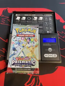 VERY HEAVY! GOD PACKUU SIRUU 22.49g Prismatic Evolutions Pokemon Booster - Image 1