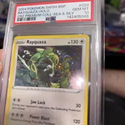 2024 POKEMON SWSH BLACK STAR PROMO #029 RAYQUAZA-HOLO PSA 10 🔥 - Image 2