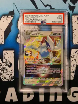 Pokemon Lugia Vstar Prize Pack Play Promo PSA 9 Stamped Exclusive - Image 1