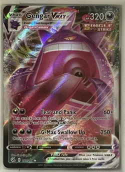Pokemon Gengar VMAX Ultra Rare Holo SWSH08: Fusion Strike 157/264 NM - Image 1