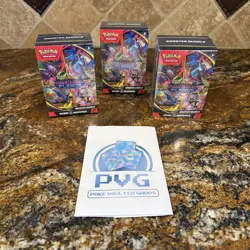 Pokemon Mega Evolution Phantasmal Flames Booster Bundle x3 Factory Sealed New - Image 1