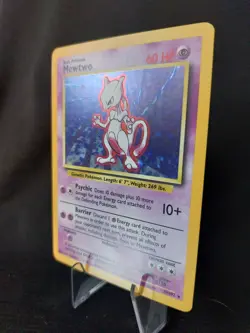 Mewtwo 10/102 - Holo Rare Base Set Vintage 1999 Unlimited WOTC Pokemon - LP/MP - Image 4