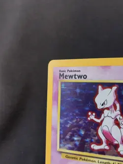 Mewtwo 10/102 - Holo Rare Base Set Vintage 1999 Unlimited WOTC Pokemon - LP/MP - Image 5