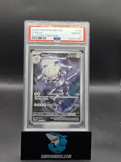 2025 Pokemon MEG EN Steelix Illustration Rare #150 PSA 10 - Image 1