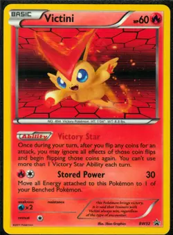 Victini - BW32 BW32 Holo P Black And White Promo Pokemon Holo NM/M - Image 1