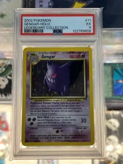 2002 Pokemon Pokemon Legendary Collection Gengar Holo #11/110 PSA 5 - Image 1