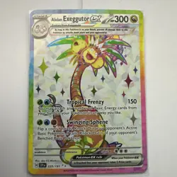 Alolan Exeggutor EX 225/191 Surging Sparks Ultra Rare Pokemon English NM - Image 1