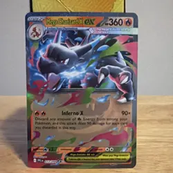 Mega Charizard X EX 013/094 Phantasmal Flames Holo Double Rare 360HP Pokemon TCG - Image 1