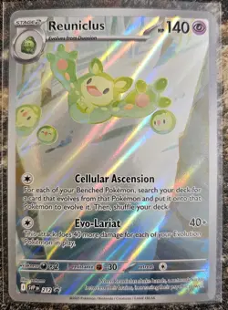 Pokemon 2025 Black Star Promo Reuniclus 212 NM or better - Image 1