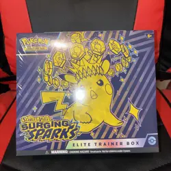 Pokemon TCG Scarlet & Violet Surging Sparks Elite Trainer Box ETB Sealed Pikachu - Image 1