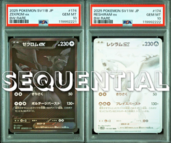 PSA 10 Sequential Zekrom Reshiram BWR Set Black White 174 Japanese Pokemon 2025 - Image 1