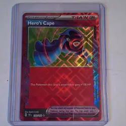 Pokemon Hero's Cape SV05: Temporal Forces 152/162 ACE SPEC Rare Holo Trainer - Image 1