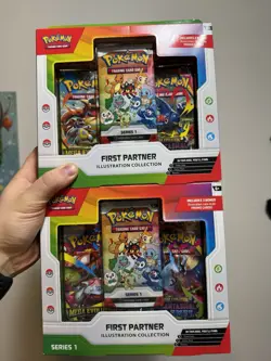 Pokemon TCG First Partner Illustration Collection Series 1 (2 Boxes) - Image 1