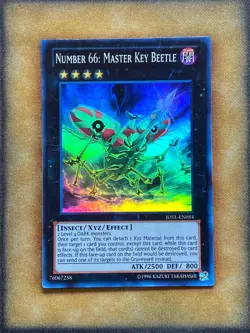 Yugioh Number 66: Master Key Beetle JOTL-EN054 Super Rare NM - Image 1