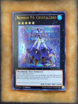Yugioh Number 94: Crystalzero DUSA-EN006 Ultra Rare 1st Ed NM - Image 1