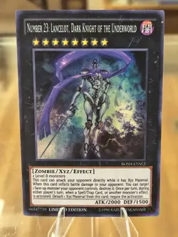 Number 23: Lancelot, Dark Knight of the Underworld - BOSH-ENSE2 - Super Rare - Image 1