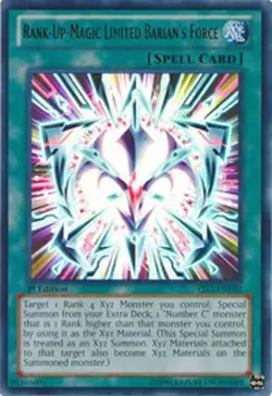 Yugioh - Rank-Up-Magic Limited Barian's Force (1st Edition) - YS13-ENV02 (P) - Image 1