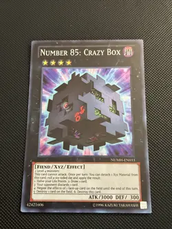 Yugioh! | Number 85: Crazy Box NUMH-EN033 Number Hunters Super Rare Near Mint NM - Image 1