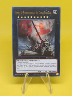 Yugioh-Number 81: Superdreadnought Rail Cannon Super Dora (MGED-EN065) -Rare 1st - Image 1