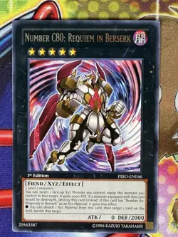 Yugioh Number C80: Requiem In Berserk PRIO-EN046 Single - Image 1