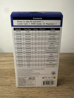 New and Sealed x 1 Starter Deck - The Seven Warlords of the Sea One Piece TCG St 811039038427 - Image 3