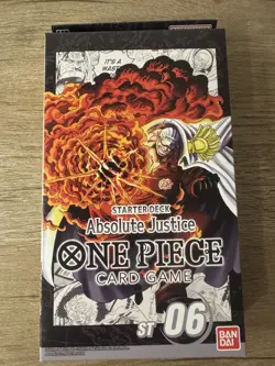 One Piece TCG Absolute Justice Starter Deck ST-06 English Sealed - Image 1