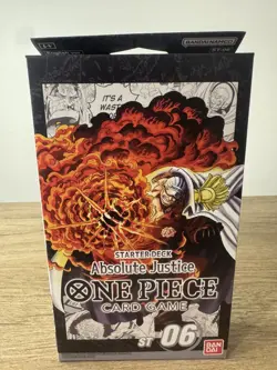 One Piece TCG Absolute Justice Starter Deck ST-06 English Sealed - Image 3