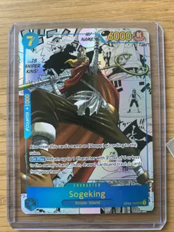 One Piece English OP03-122 Sogeking Manga Alternate Art - Image 1