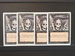 (X4) Raise Dead - 3rd Ed - 1994 - Magic The Gathering - Combine Ship - Image 1