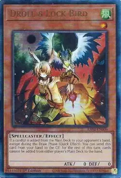 Near Mint, English - 1 x MTG Droll & Lock Bird - RA02-EN006 - Prismatic Ultimate - Image 1