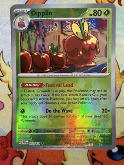 Dipplin (Poke Ball Pattern) 010/131 Pokemon Sv: Prismatic Evolutions Rare Holo - Image 1