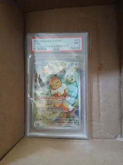 2025 POKEMON PRISMATIC EVOLUTIONS ETB PROMO #173 EEVEE PSA 9 - Image 1