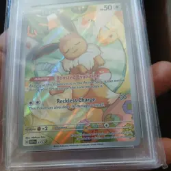 2025 POKEMON PRISMATIC EVOLUTIONS ETB PROMO #173 EEVEE PSA 9 - Image 4