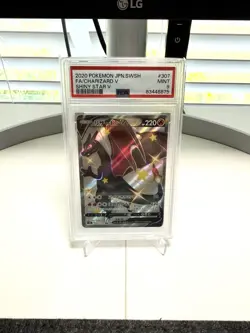 2020 Pokemon Japanese SWSH Shiny Star V #307 Charizard V FA PSA 9 MINT - Image 1
