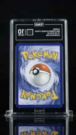 TAG 10 GEM MINT Caterpie 151 Illustration Rare English 2023 Pokemon Holo 172/165 - Image 2