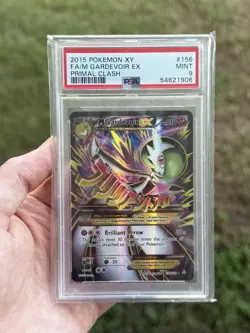 Pokemon 2015 Primal Clash Full Art M GARDEVOIR EX 156/160 PSA 9 - Image 1