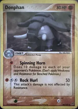 Donphan 30/107 Uncommon Deoxys Pokemon Lightly Played - Image 1