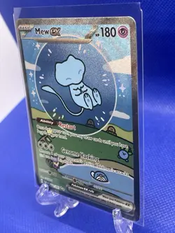 Pokemon TCG Bubble Mew EX 232/091 Special Illustration Rare Paldean Fates - Image 3
