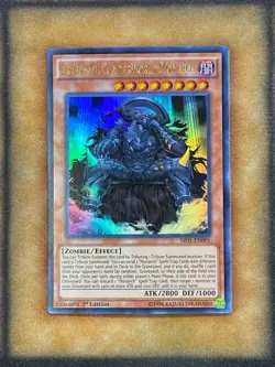 Yugioh Erebus the Underworld Monarch SR01-EN001 Ultra Rare 1st Ed NM - Image 1