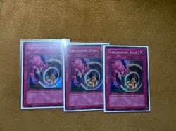 Threatening Roar Super Rare CP07-EN003 x3 Playset LP, LP & MP Very Rare!!! - Image 1