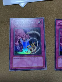 Threatening Roar Super Rare CP07-EN003 x3 Playset LP, LP & MP Very Rare!!! - Image 2